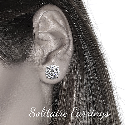 Solitaire Earrings
